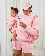 JOGGER SHORTS IN PINK