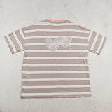 Soulmates stripe t-shirt in taupe