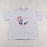 Grey bunny best friends tee
