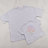 Grey Favourite memories tee