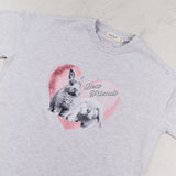 Grey bunny best friends tee