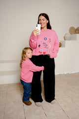 EMMY LUPIN X HAPPY HEARTS LUCKY TOP IN PINK