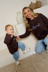 SOULMATES TOP IN CHOCOLATE BROWN