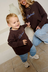 MINI SOULMATES TOP IN CHOCOLATE BROWN