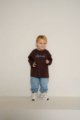 MINI SOULMATES TOP IN CHOCOLATE BROWN