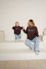 MINI SOULMATES TOP IN CHOCOLATE BROWN