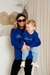 MINI SOULMATES TOP IN NAVY BLUE