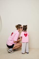 Soulmates t-shirt in pink