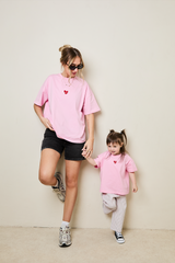 Mini soulmates t-shirt in pink