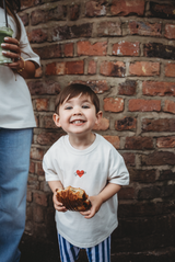 Mini soulmates t-shirt in stone