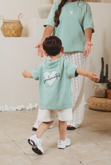 Soulmates t-shirt in seafoam green