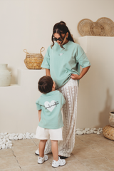 Soulmates t-shirt in seafoam green