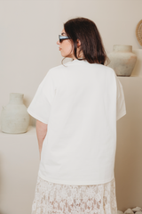 EMMY LUPIN X HAPPY HEARTS OYSTER T-SHIRT