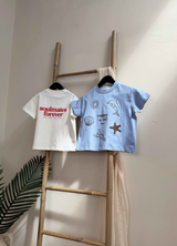 MINI HAPPIEST BY THE SEA T-SHIRT