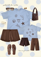 HAPPIEST BY THE SEA T-SHIRT