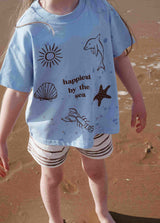 MINI HAPPIEST BY THE SEA T-SHIRT