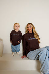 SOULMATES TOP IN CHOCOLATE BROWN