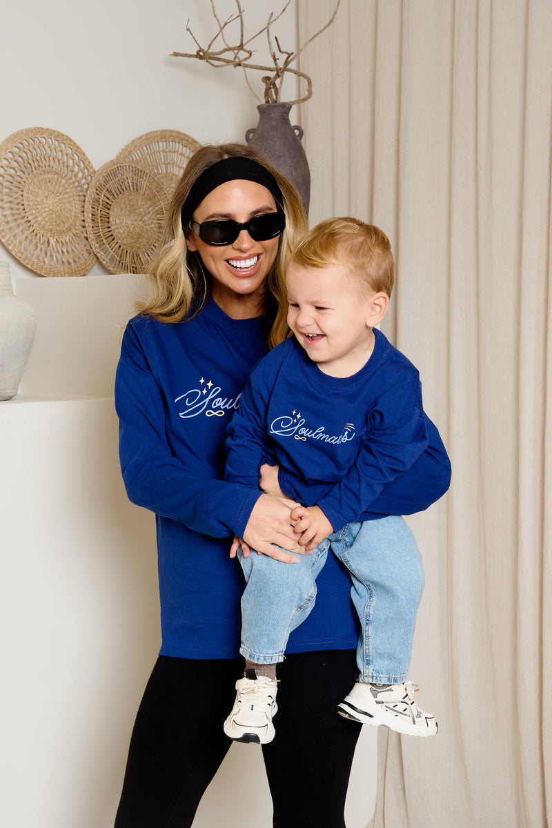MINI SOULMATES TOP IN NAVY BLUE