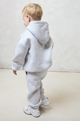 MINI SOULMATES HOODIE IN GREY MARL