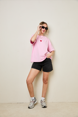 Soulmates t-shirt in pink