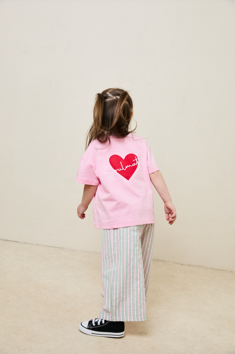 Mini soulmates t-shirt in pink