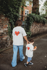 Mini soulmates t-shirt in stone