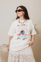 EMMY LUPIN X HAPPY HEARTS OYSTER T-SHIRT