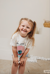EMMY LUPIN X HAPPY HEARTS MINI OYSTER T-SHIRT
