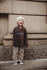 MINI SOULMATES TOP IN CHOCOLATE BROWN