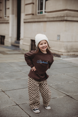 MINI SOULMATES TOP IN CHOCOLATE BROWN