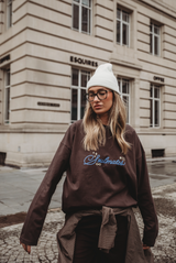 SOULMATES TOP IN CHOCOLATE BROWN