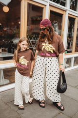 MINI SEAS THE DAY TURTLE T-SHIRT IN BROWN